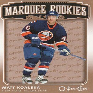 Matt Koalska - 2006/2007 O Pee Chee Marquee Rookies Hockey Card